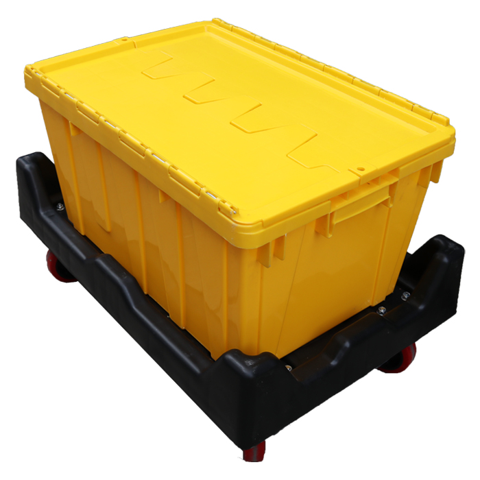 Yellow Plastic Totes Moving Bins Wholesale