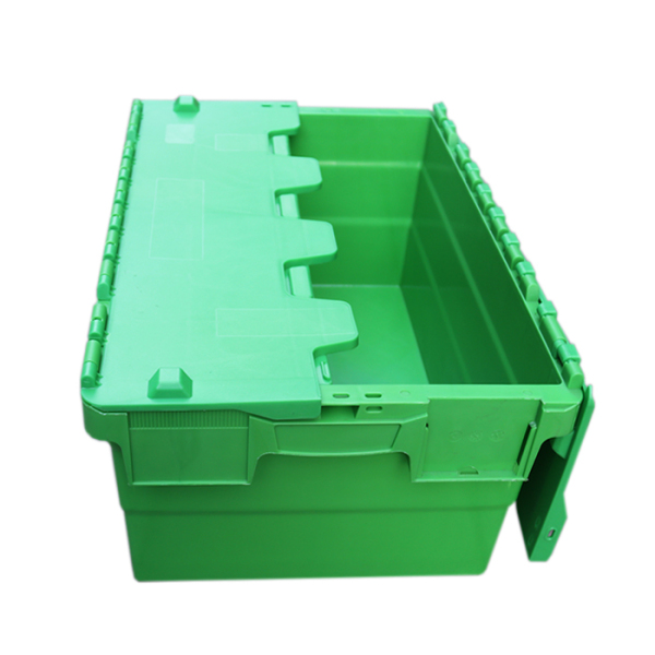 green storage boxes with lids